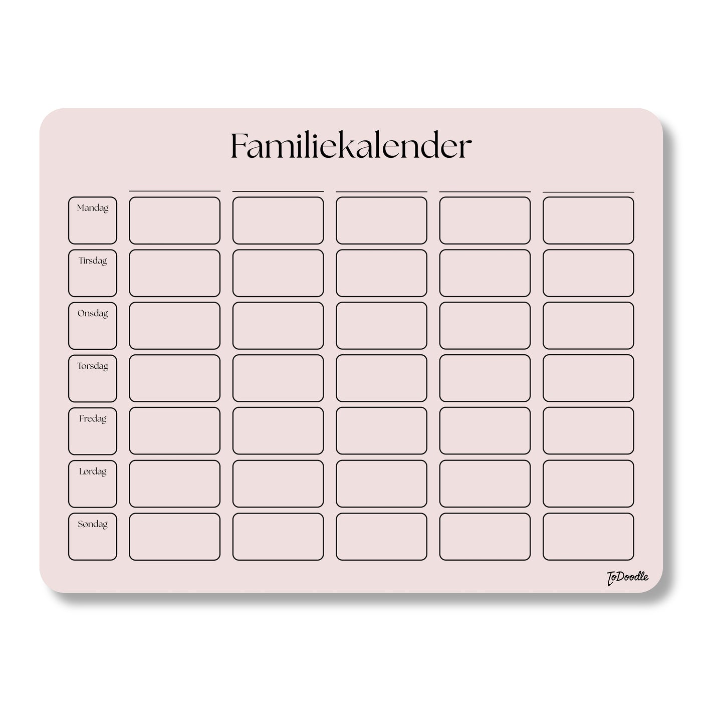 ToDoodle™ Familiekalender