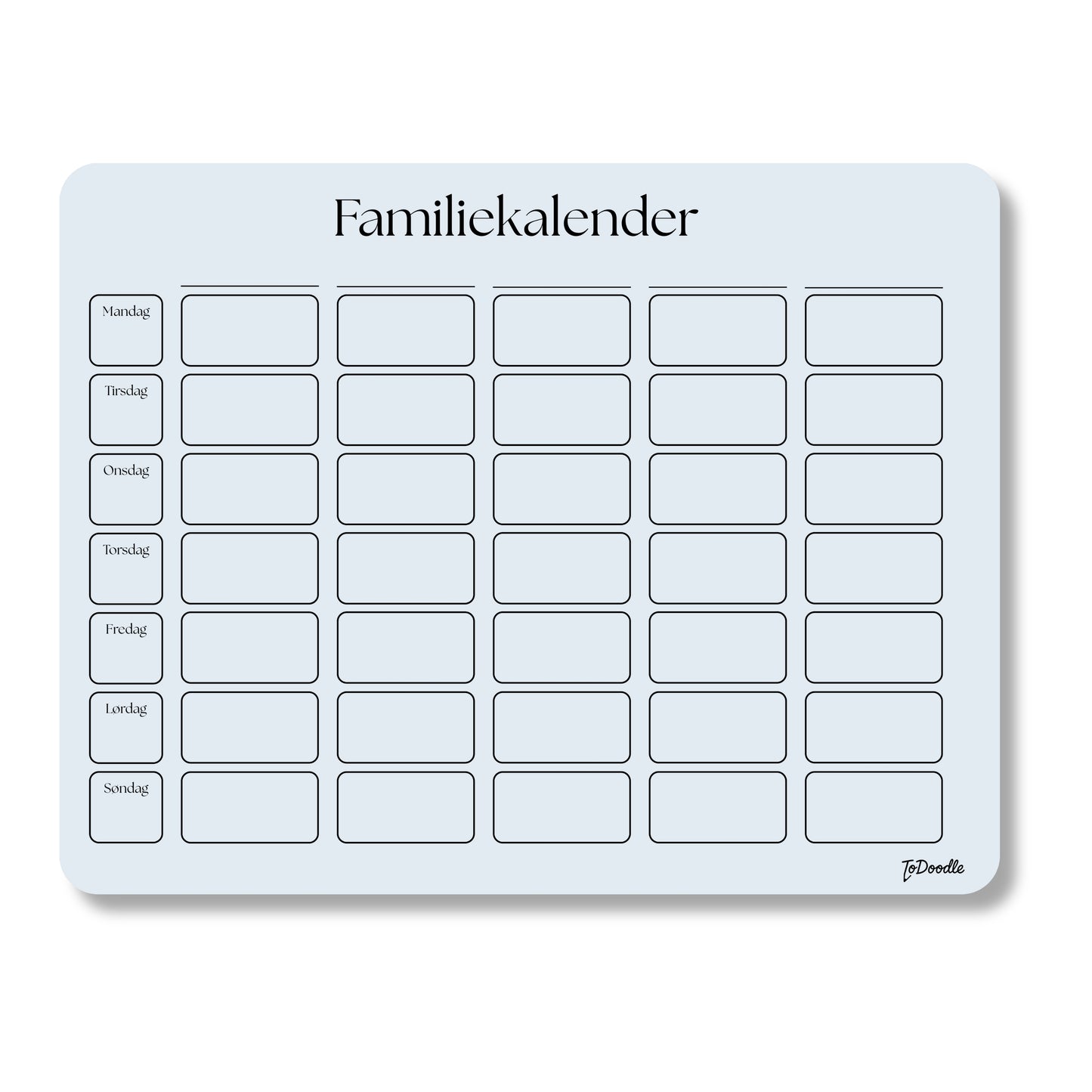 ToDoodle™ Familiekalender