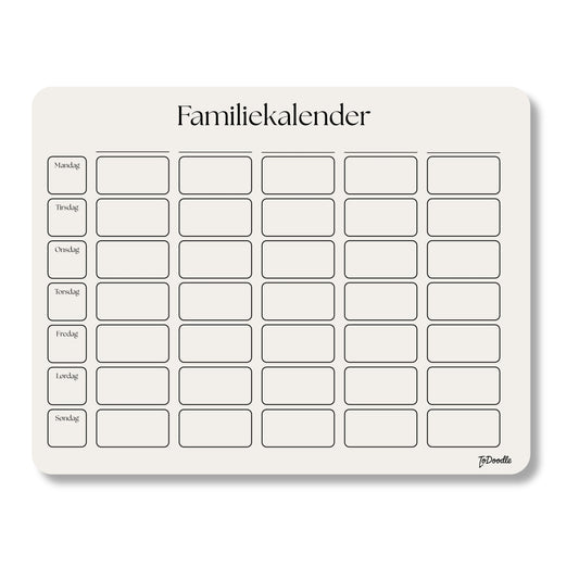 ToDoodle™ Familiekalender