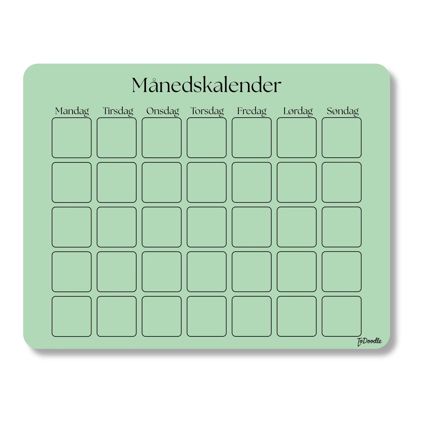 ToDoodle™ Månedskalender