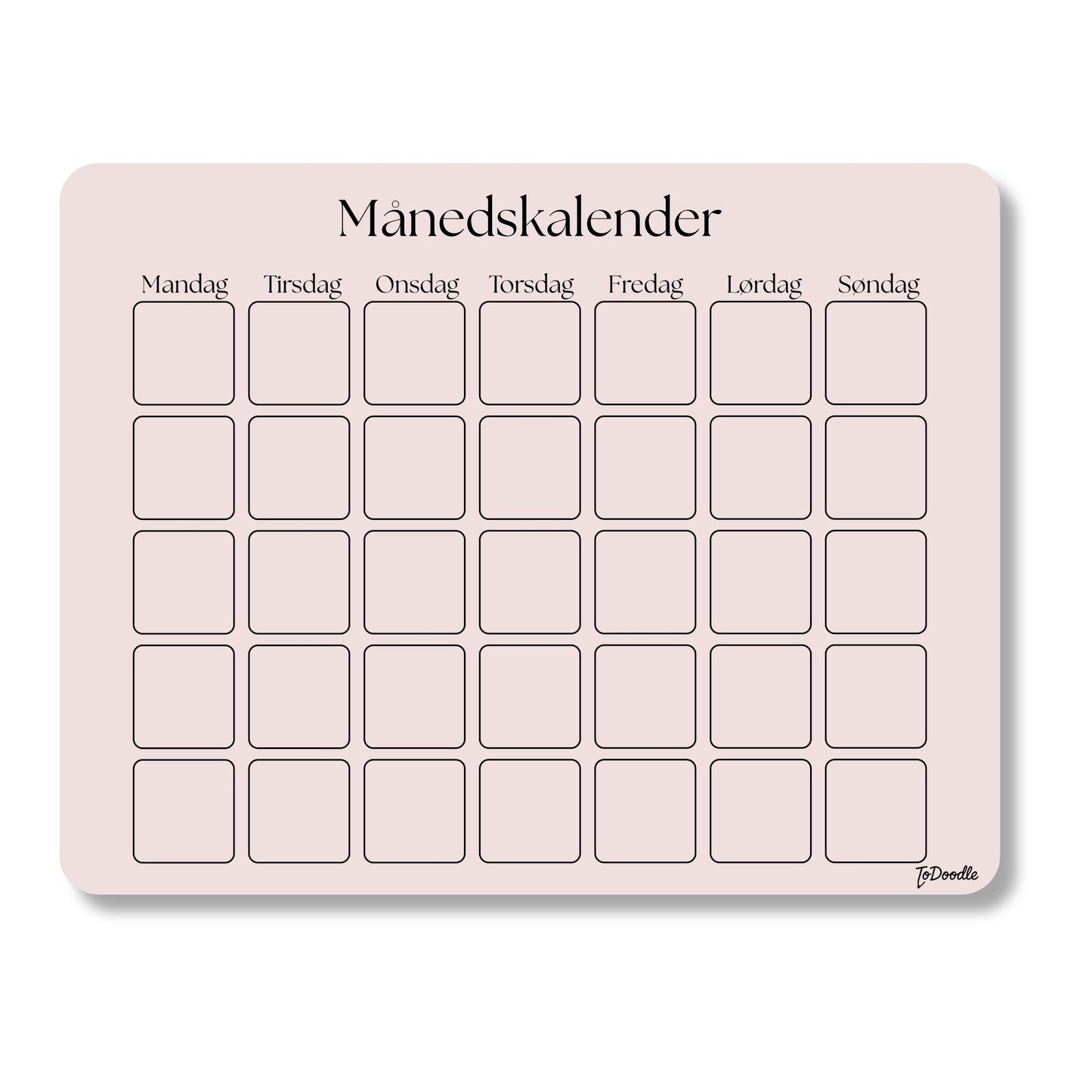 ToDoodle™ Månedskalender
