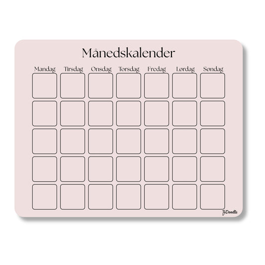 ToDoodle™ Månedskalender