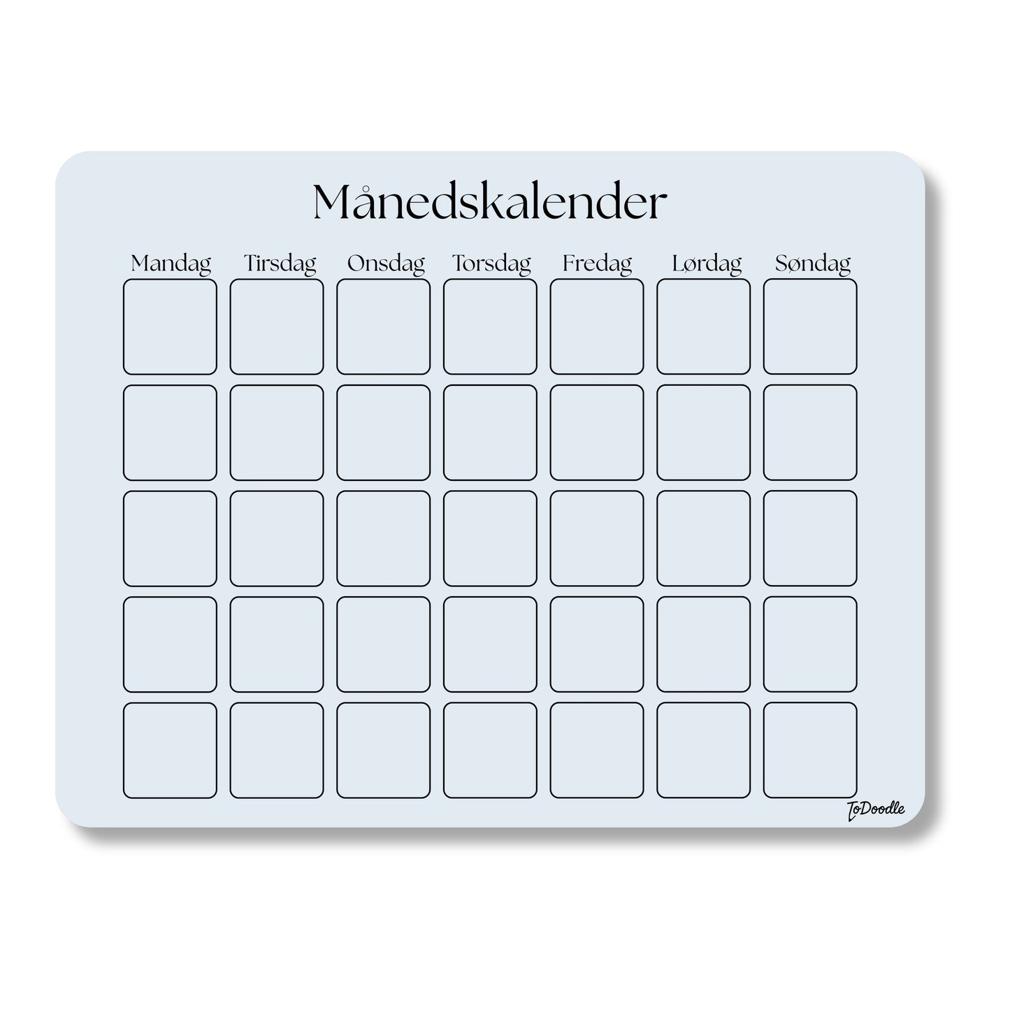 ToDoodle™ Månedskalender