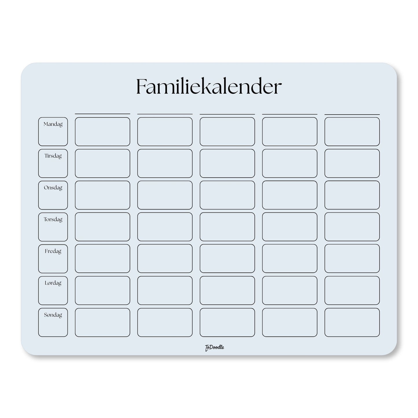 ToDoodle™ Familiekalender
