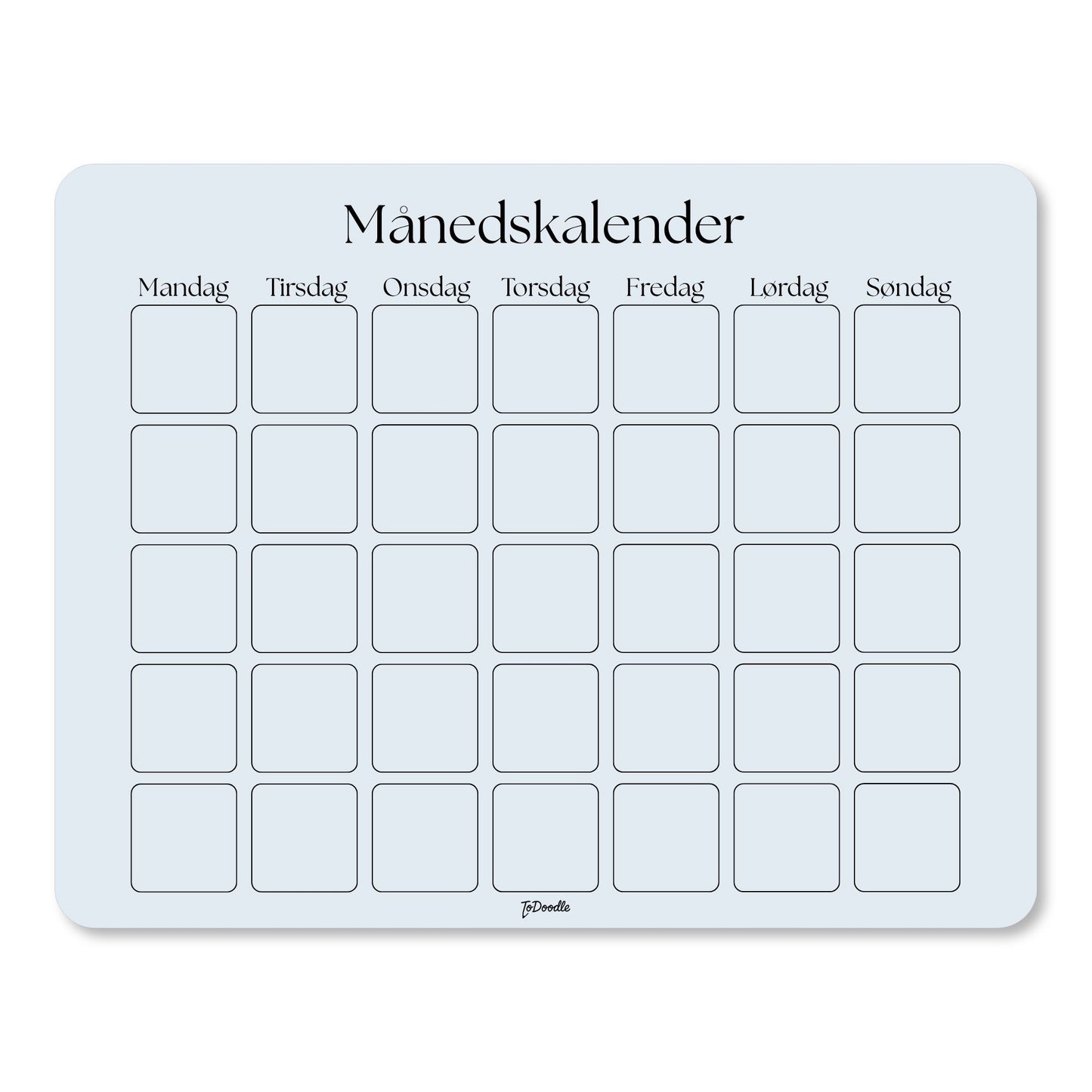 ToDoodle™ Månedskalender