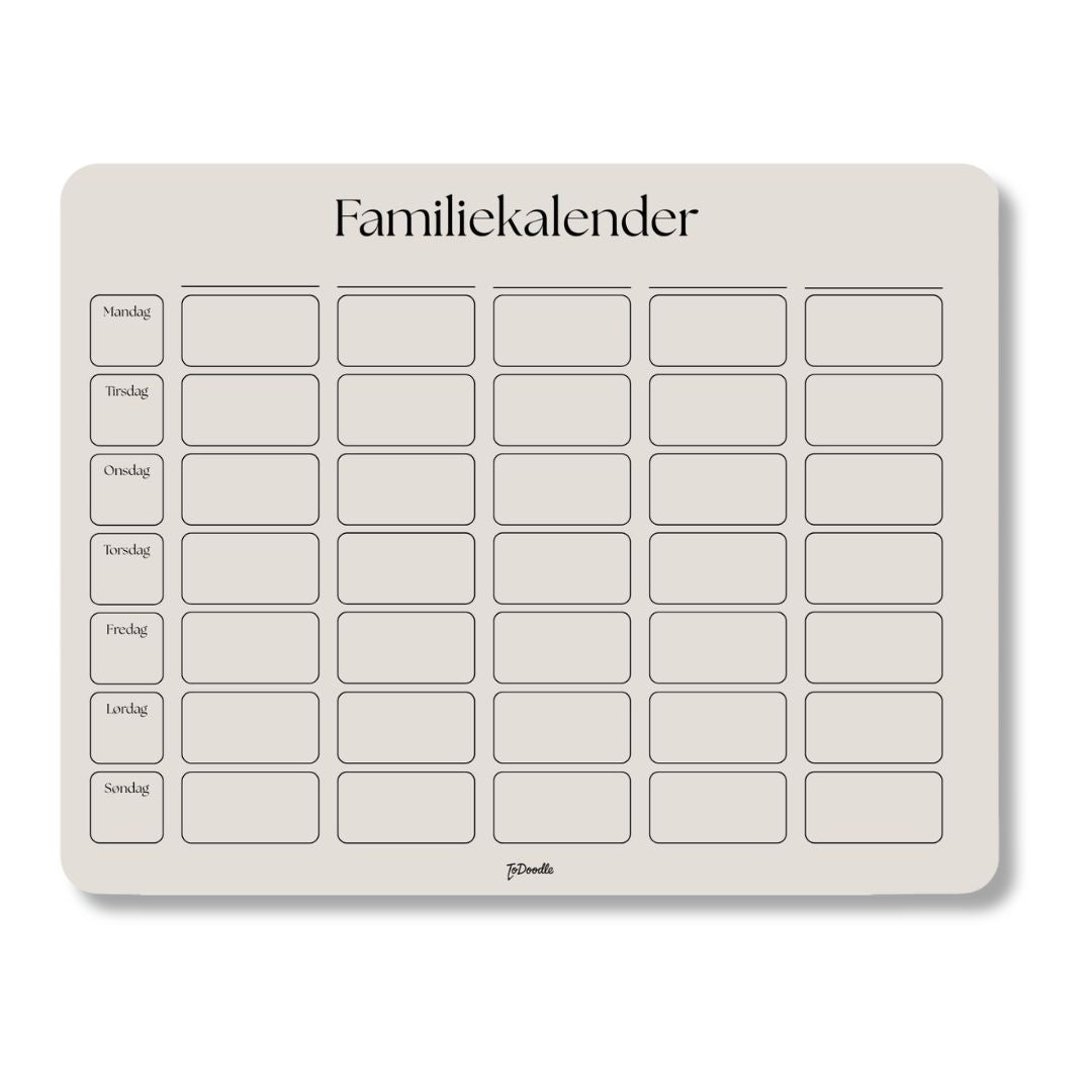 ToDoodle™ Familiekalender