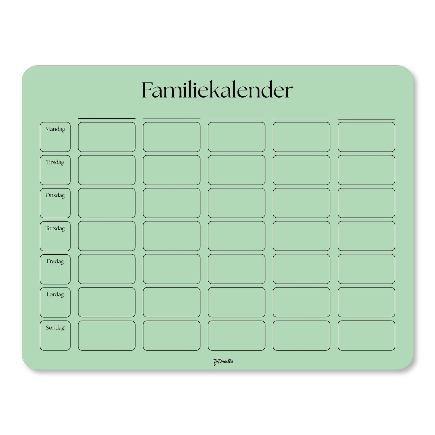 ToDoodle™ Familiekalender