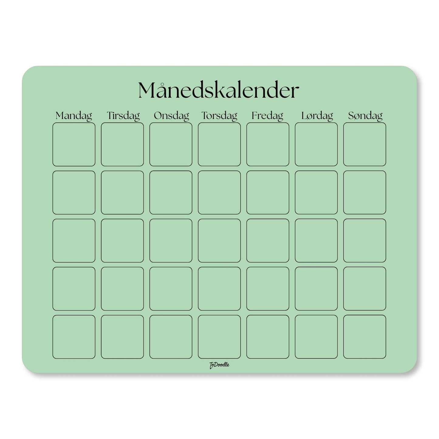ToDoodle™ Månedskalender