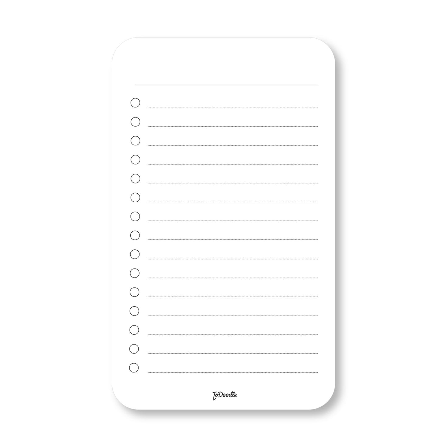 ToDoodle™ To-Do Tavle
