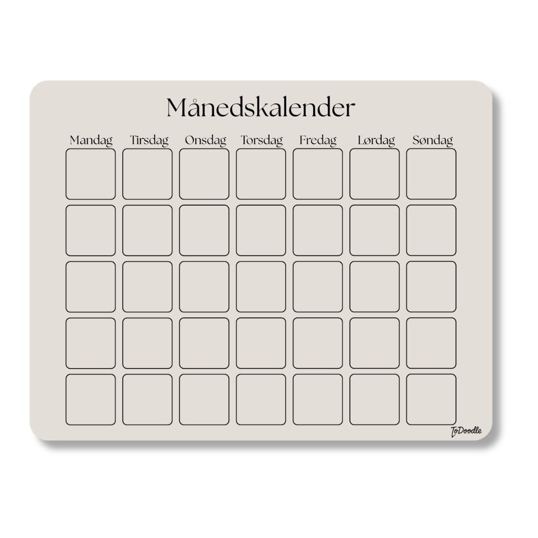 ToDoodle™ Månedskalender