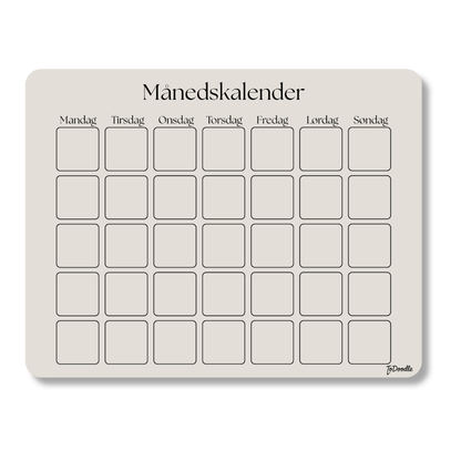 ToDoodle™ Månedskalender