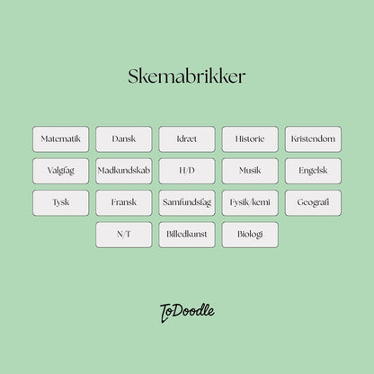 ToDoodle Skemabrikker
