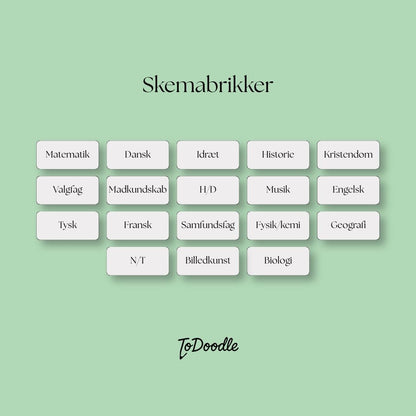 ToDoodle Skemabrikker