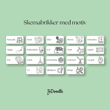 ToDoodle Skemabrikker