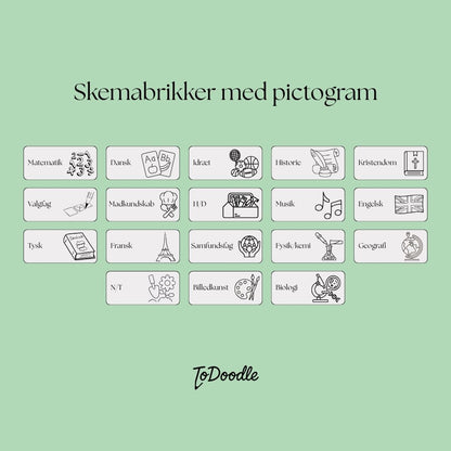 ToDoodle Skemabrikker